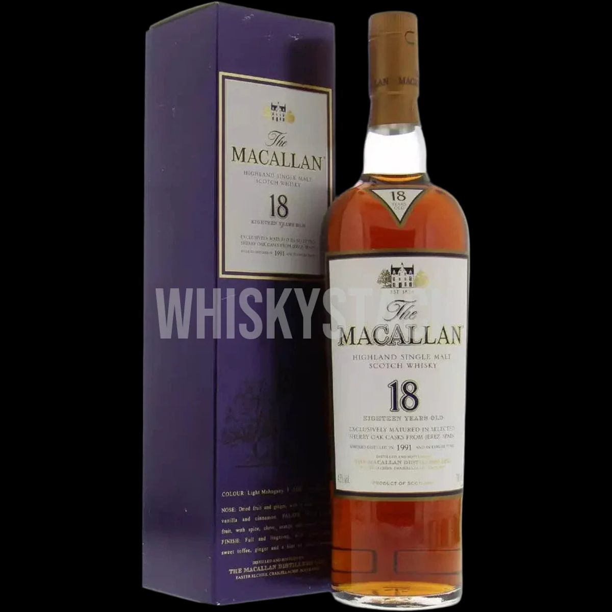 Macallan 18 Year Old - Sherry Oak - 1991