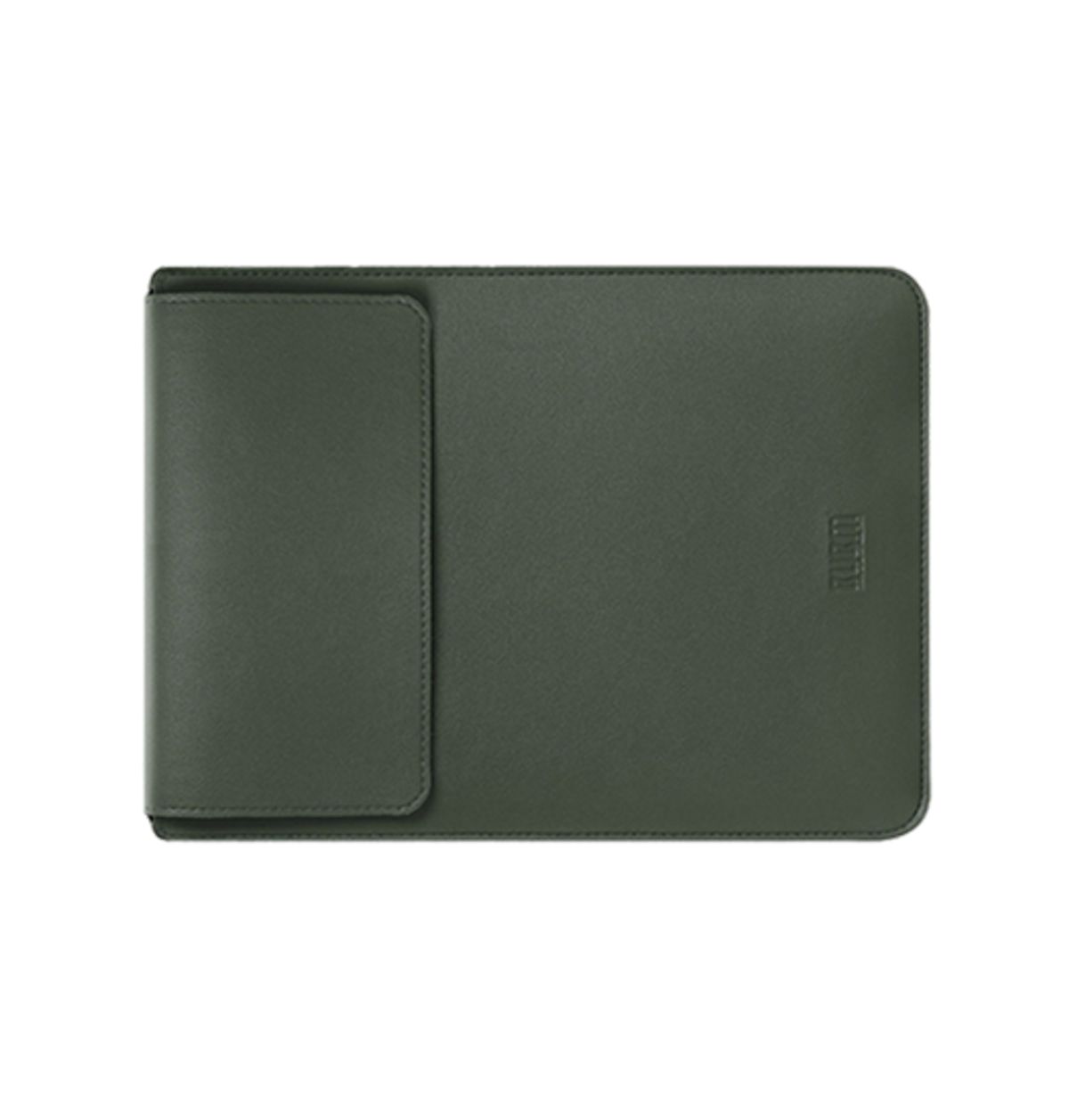 MacBook 12" - BUBM® - Vertigo Læder Sleeve / Cover - Mørkegrøn