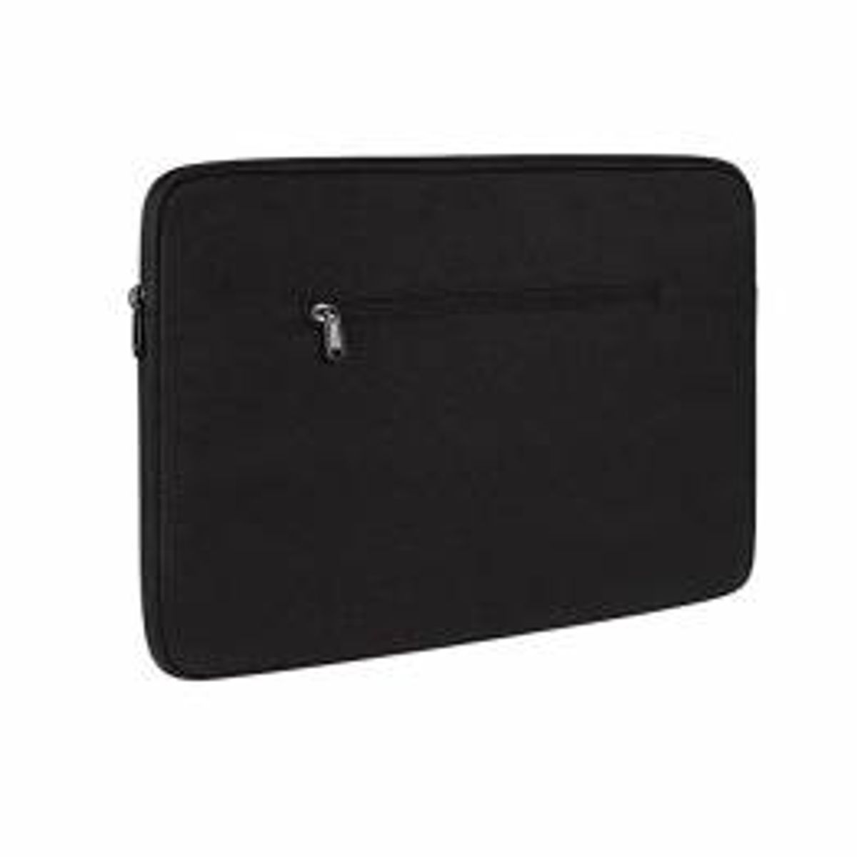 Macbook 13" sleeve i jacquard stof med beskyttende plys foring - sort