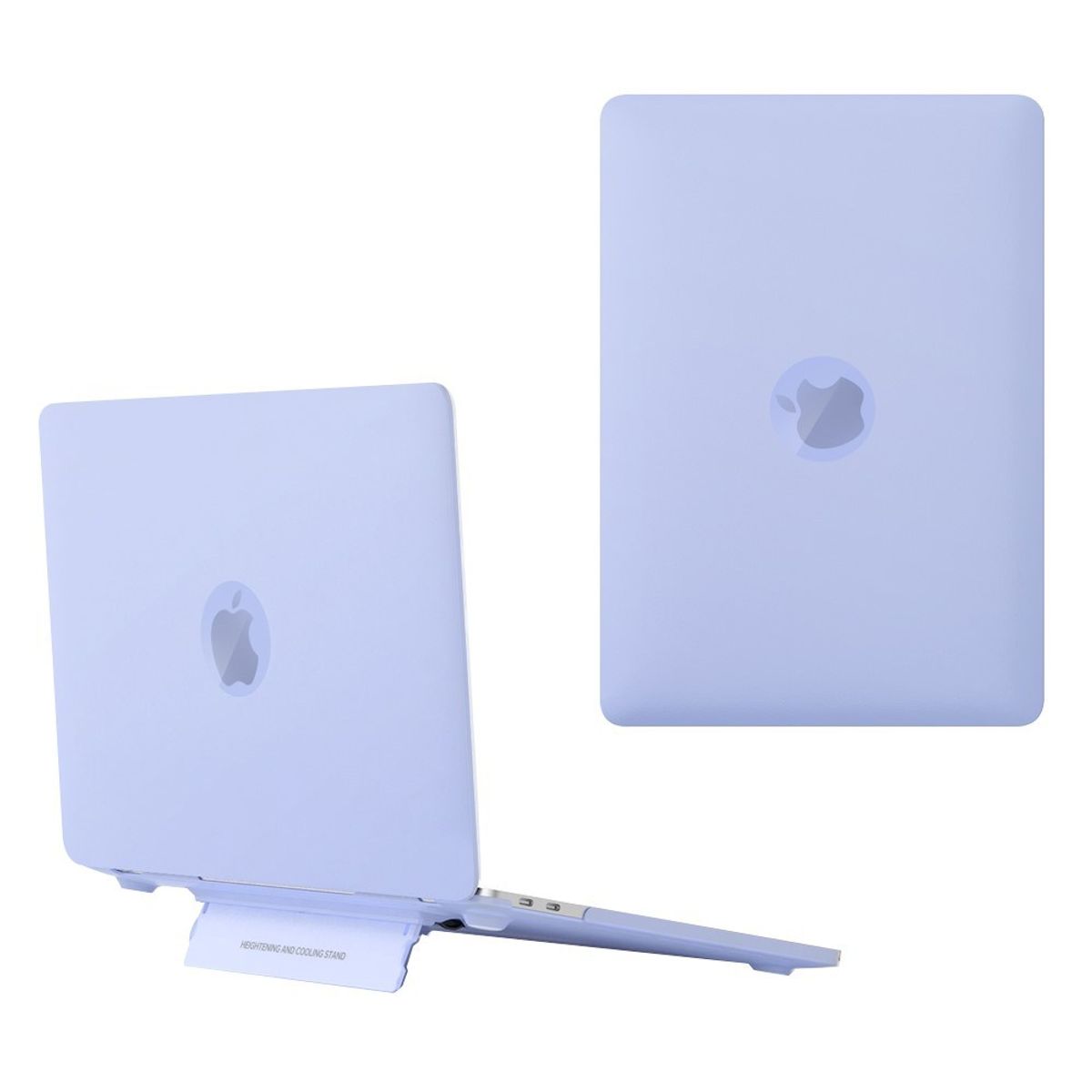 MacBook Air 13 (2020/2018) - Hard cover til front og bagside med Kickstand - Lilla