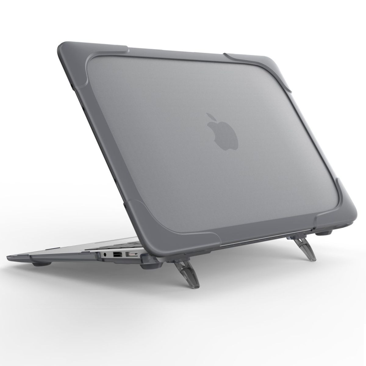 MacBook Air 13 (2020/2019/2018) - Popeye shockproof Hybrid cover - Grå