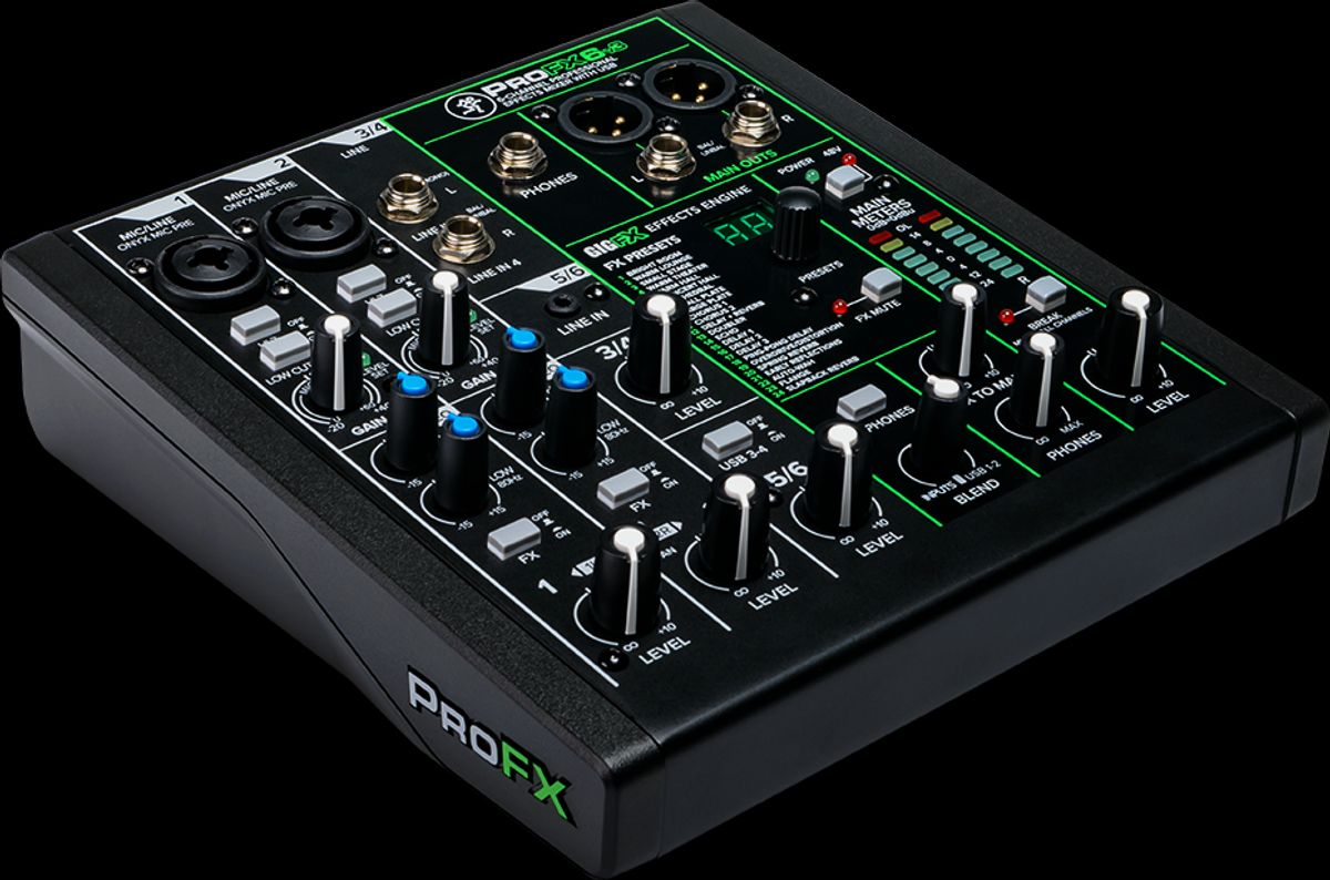 Mackie ProFX6v3 - 6- kanals mixer with FX and USB