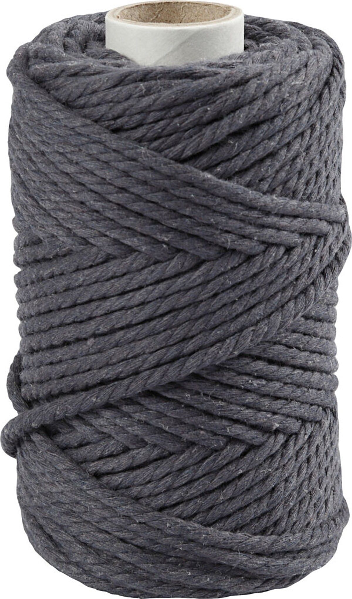 Macramé Reb - L 55 M - ø 4 Mm - Grå - 330 G