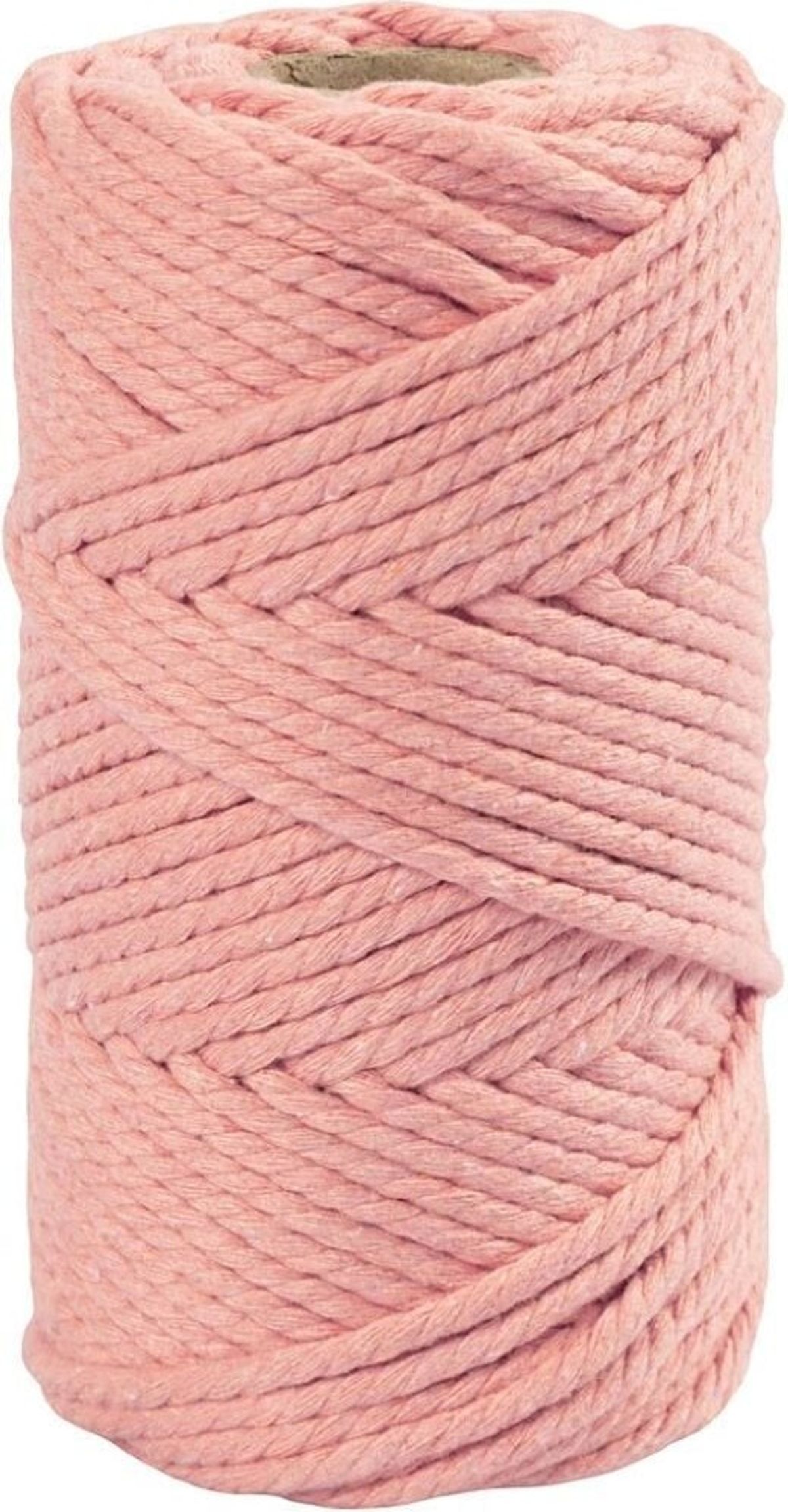 Macramé Snor - 4 Mm - Rosa - 55 Meter