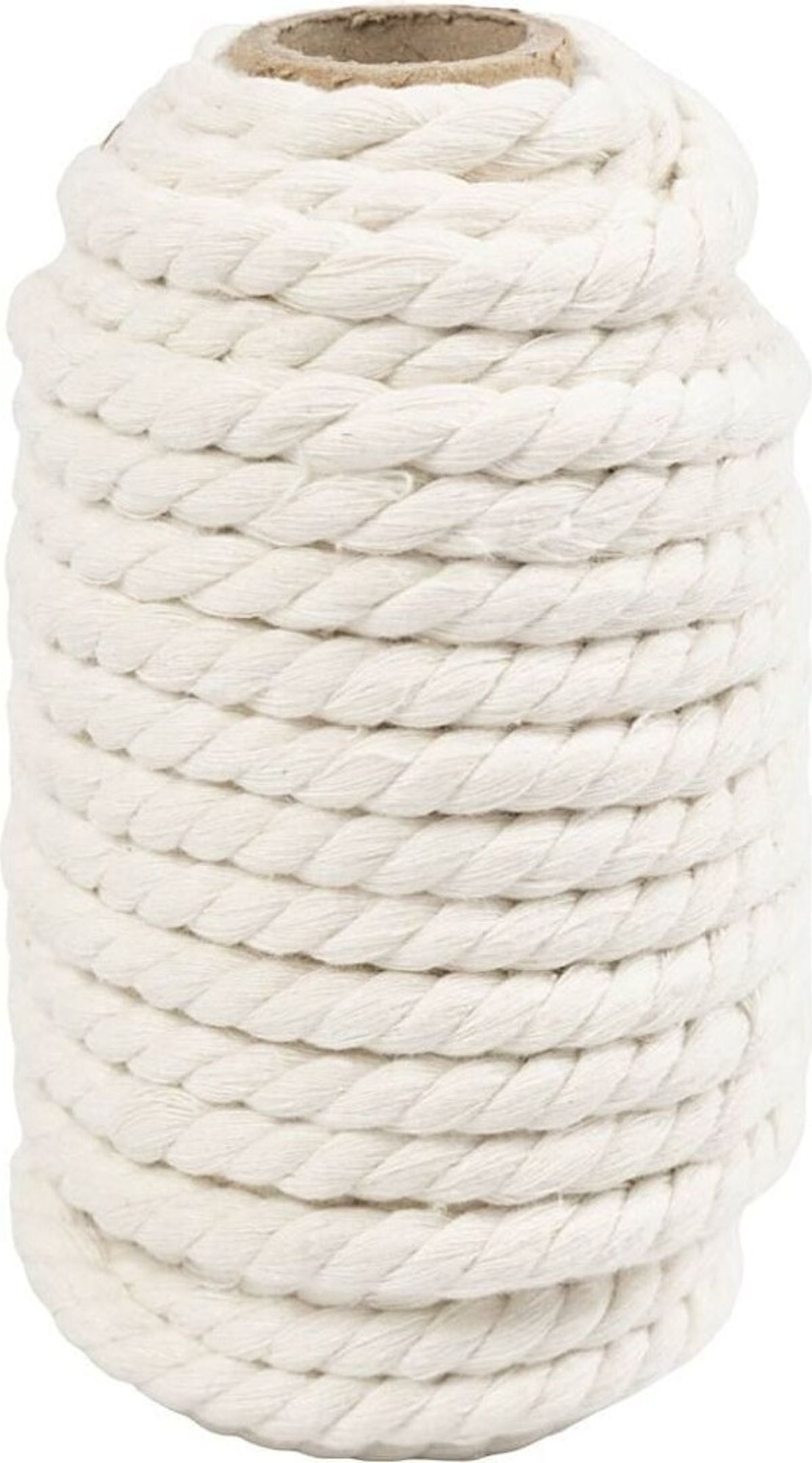 Macramé Snor - 8,5 Mm - Råhvid - 12 Meter