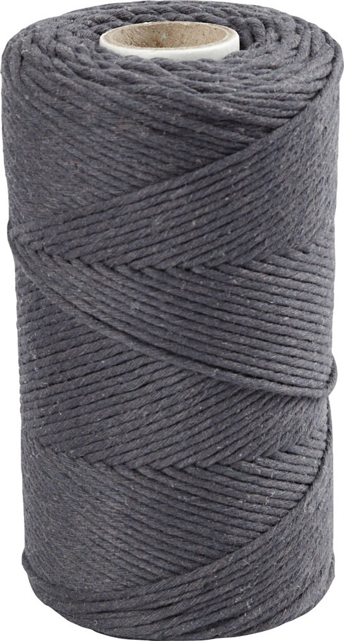 Macramé Snor - L 198 M - ø 2 Mm - Grå - 330 G