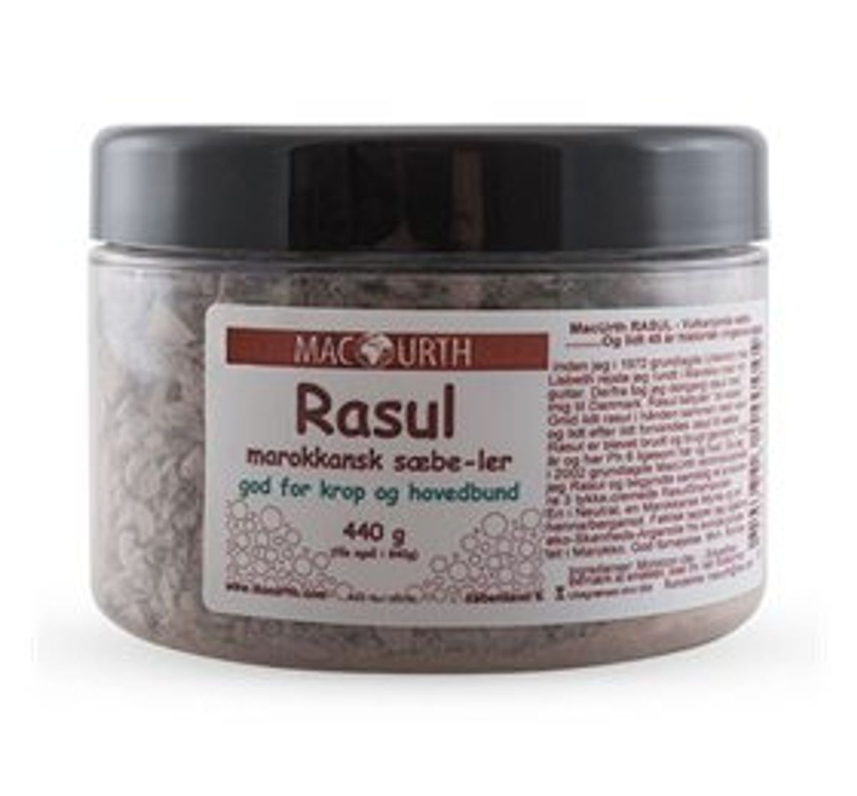 MacUrth Rasul mineralsæbe &bull; 440g.