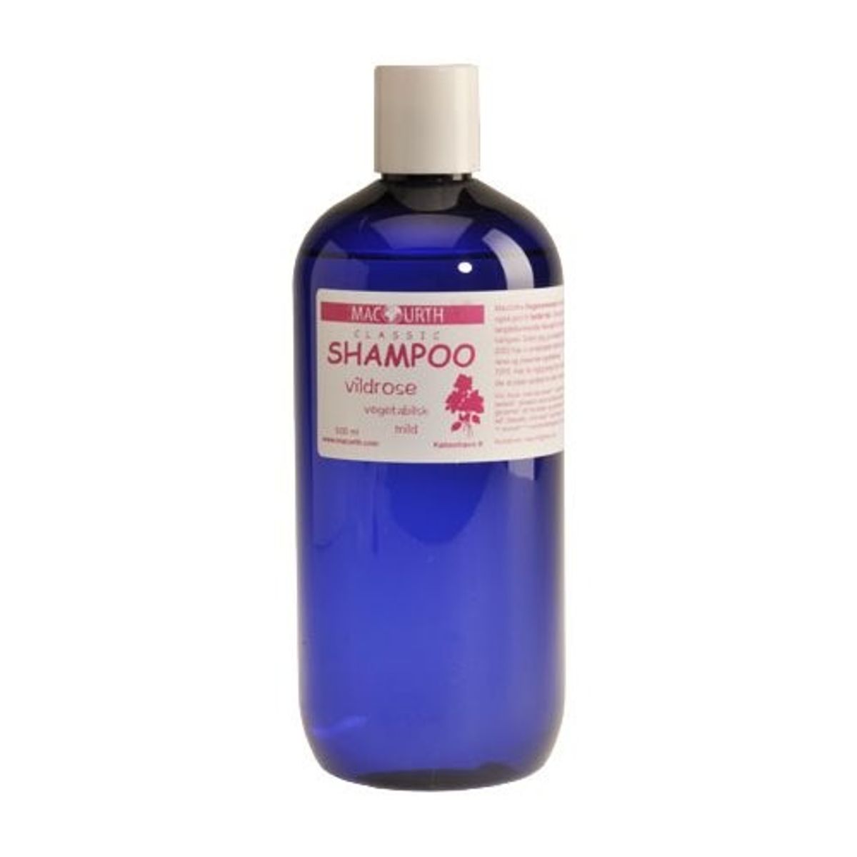 MacUrth Shampoo Vildrose, 500 ml.