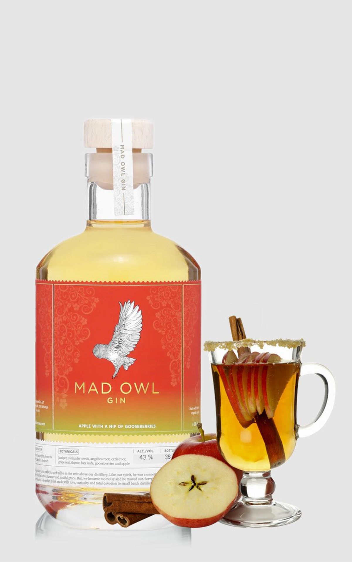 Mad Owl Gin - Apple & Gooseberries