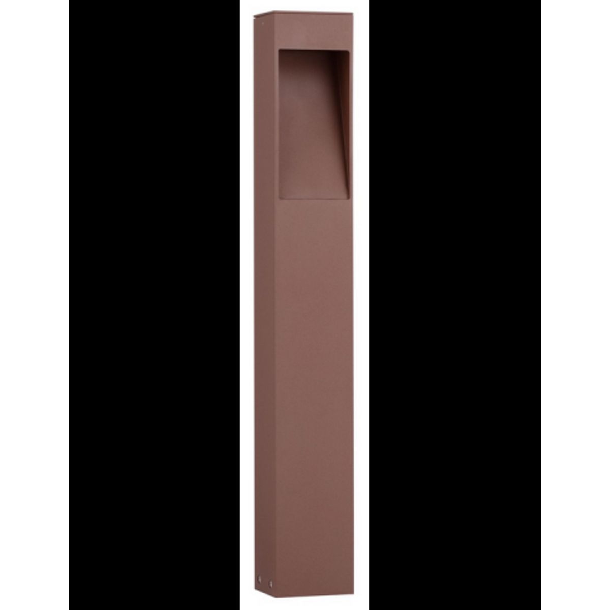 MADDI Udendørs bedlampe i aluminium H60 cm 7W LED - Mat corten