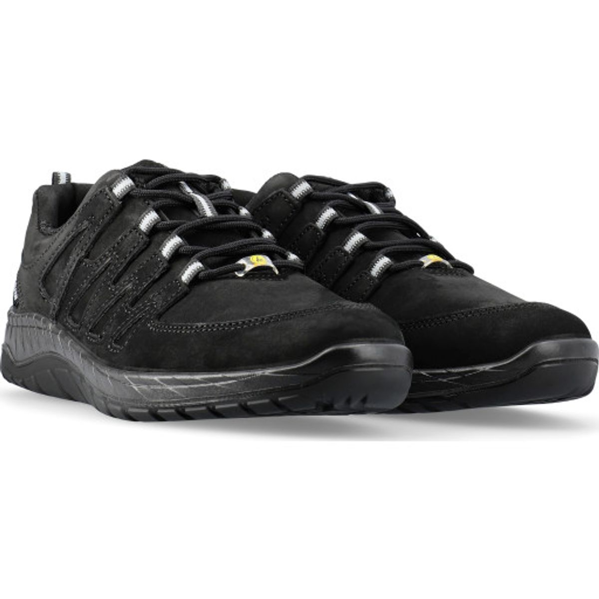 MADDOX BLACK LEATHER LOW STR.