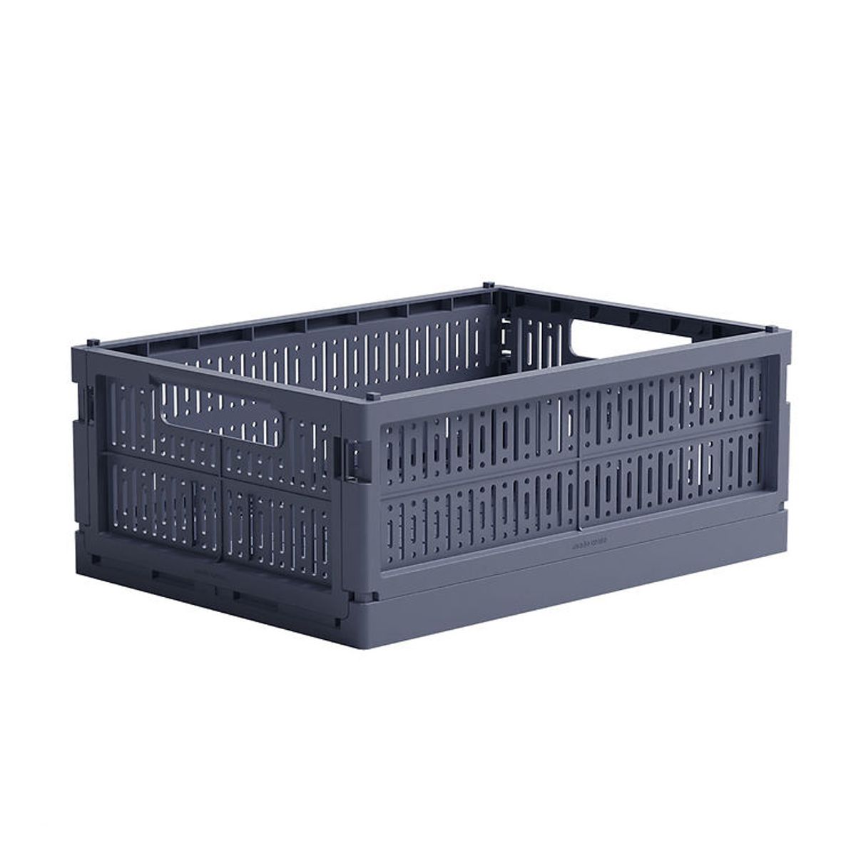 Made Crate Foldekasse - Midi - 33x24x13 cm - Blue Grey