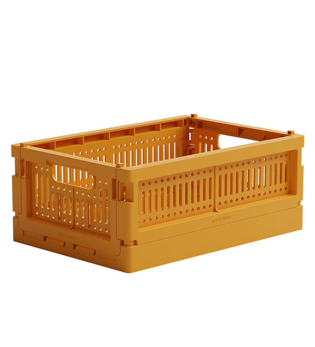 Made Crate Foldekasse - Mini - 24x17x9,5 cm - Mustard