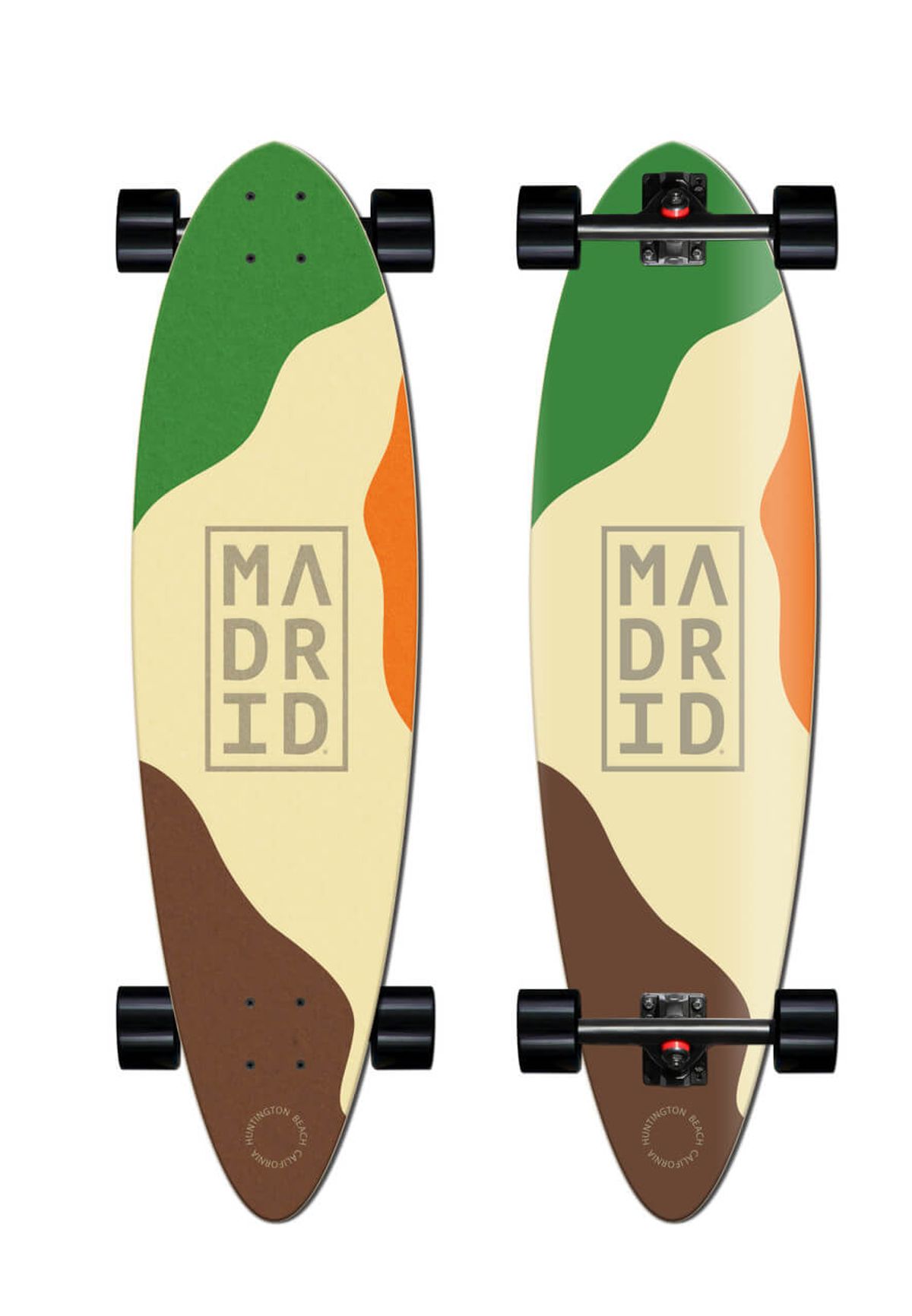 Madrid Series Komplet Longboard - Desert