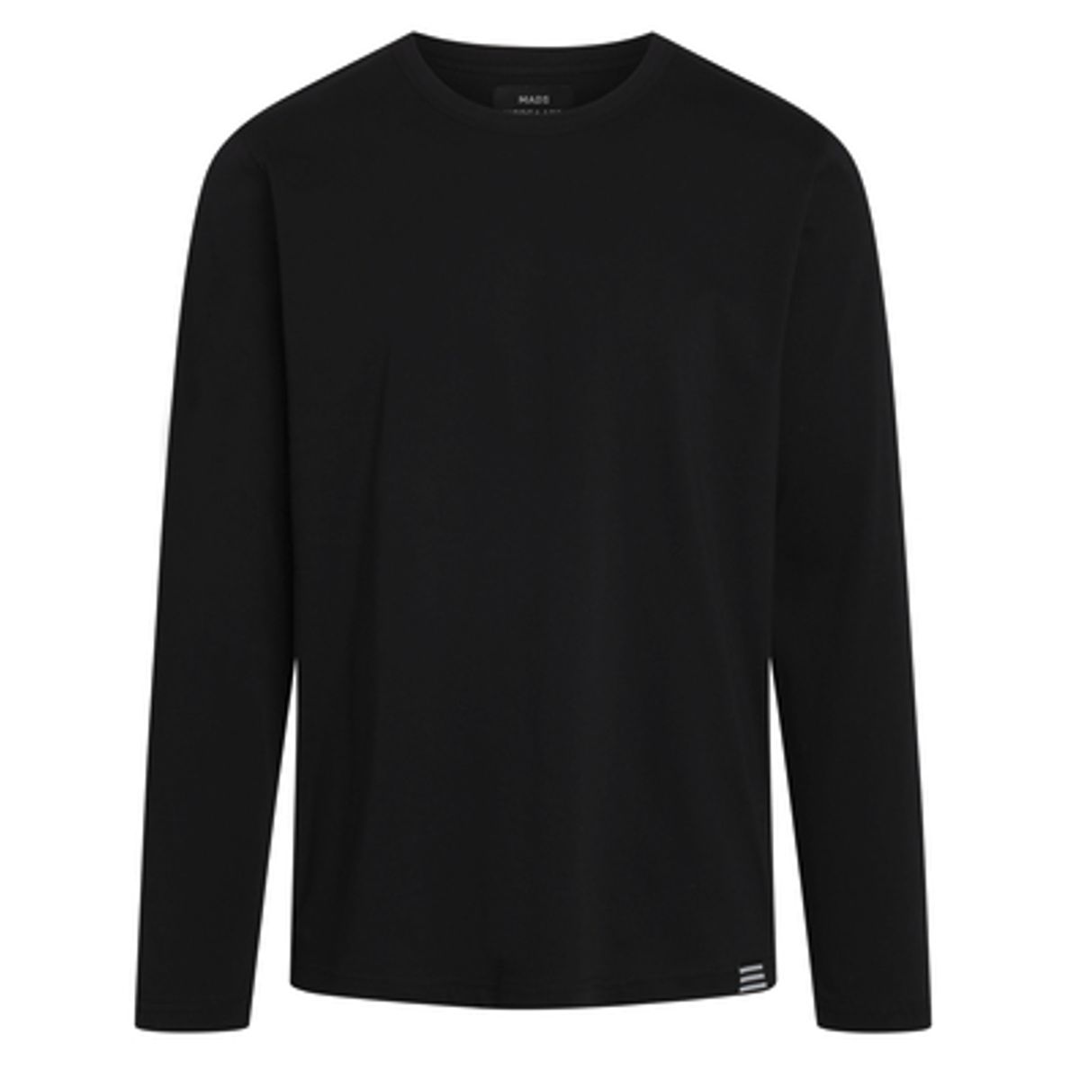 Mads Nørgaard Langærmet T-shirt Thor Organic Black_3x-large