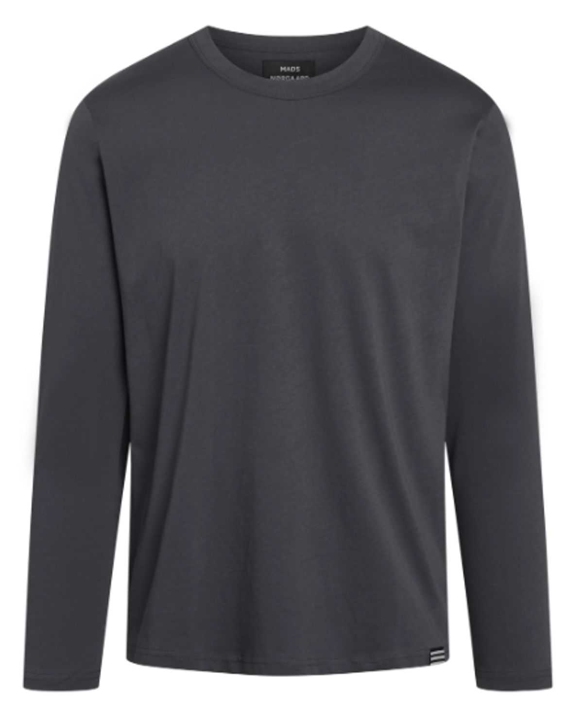 Mads Nørgaard Langærmet T-shirt Thor Organic Dark Grey