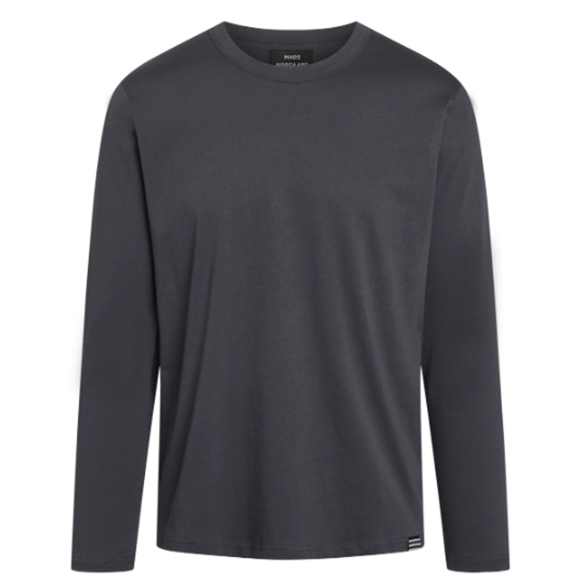 Mads Nørgaard Langærmet T-shirt Thor Organic Dark Grey-x-small