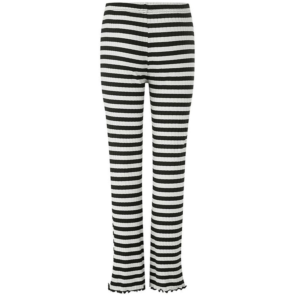 Mads Nørgaard Leggings - Lala - Black/Vanilla Ice