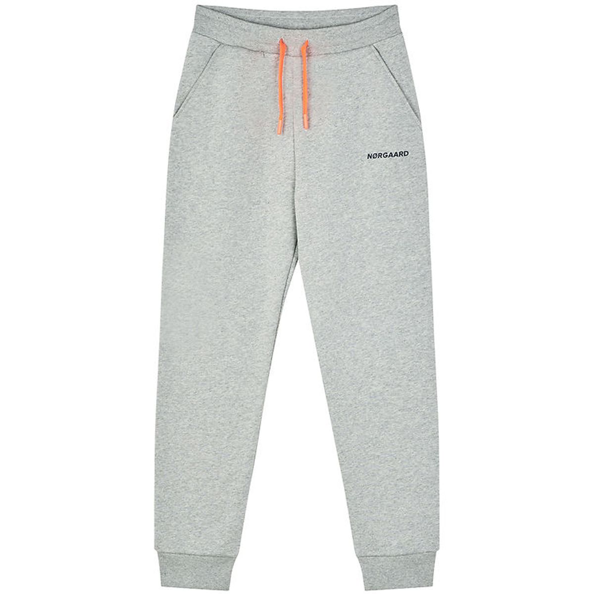 Mads Nørgaard Sweatpants - Poro - Light Grey Melange