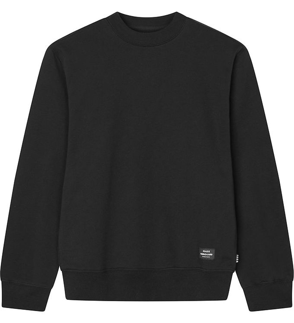 Mads Nørgaard Sweatshirt - Light Terry Solo - Sort