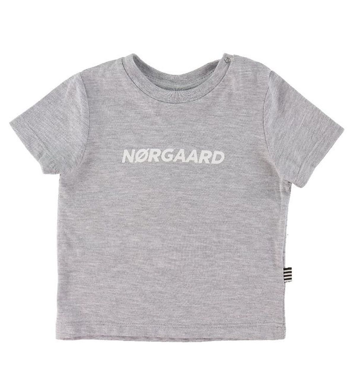 Mads Nørgaard T-shirt - Taurus - Gråmeleret m. Hvid