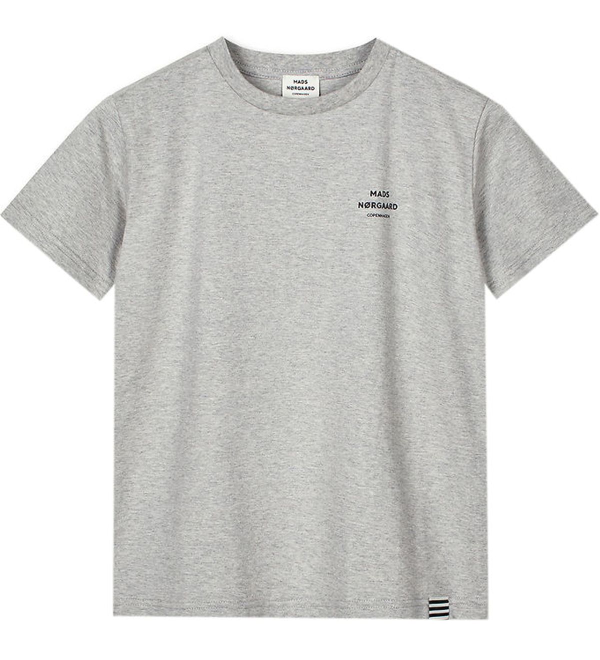 Mads Nørgaard T-shirt - Thorlino - Light Grey Melange