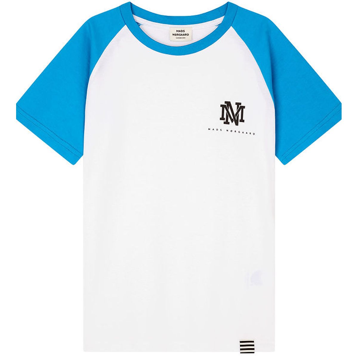 Mads Nørgaard T-shirt - Thorlino - Methyl Blue/White