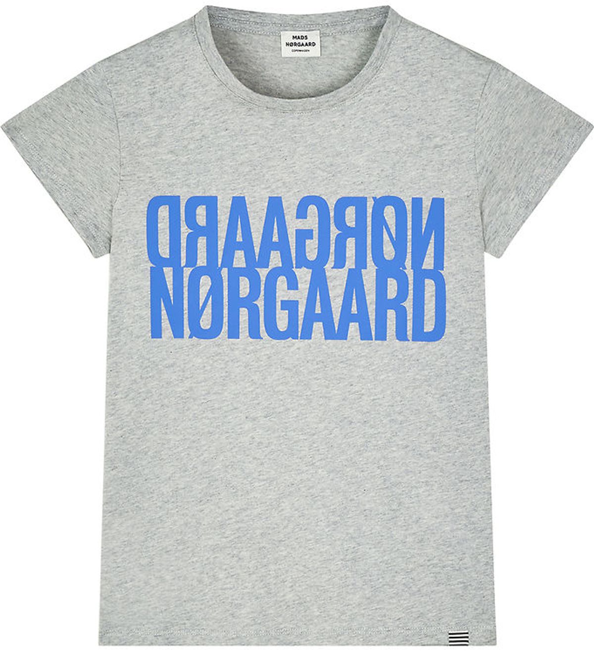 Mads Nørgaard T-shirt - Tuvina - Light Grey Melange