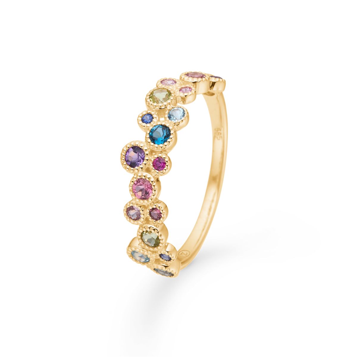 Mads.Z - Luxury Rainbow Petite ring 14 kt. guld