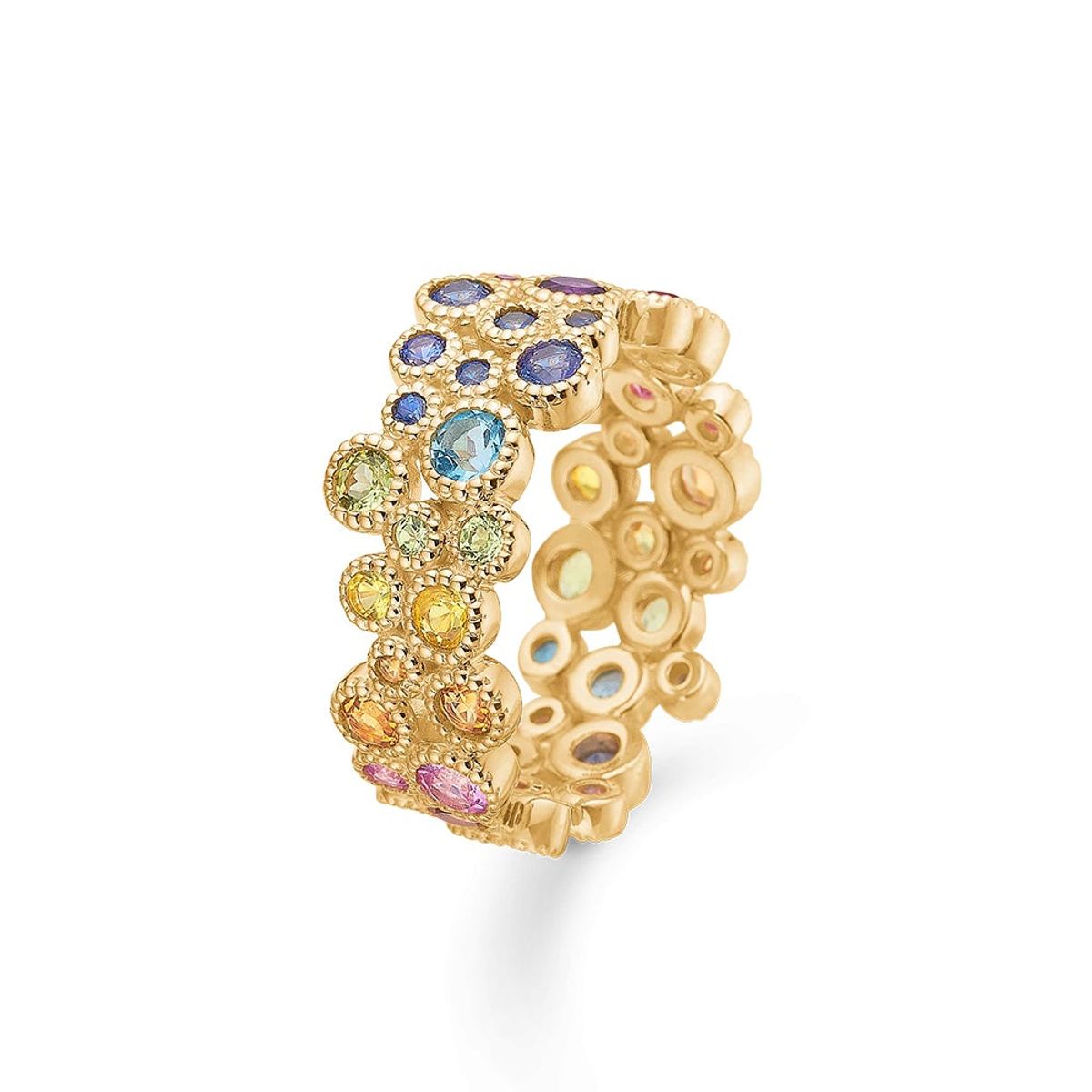 Mads.Z - Luxury Rainbow ring 14 kt. guld