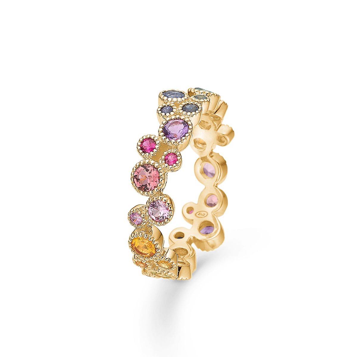 Mads.Z - Luxury Rainbow Ring 14 kt. guld