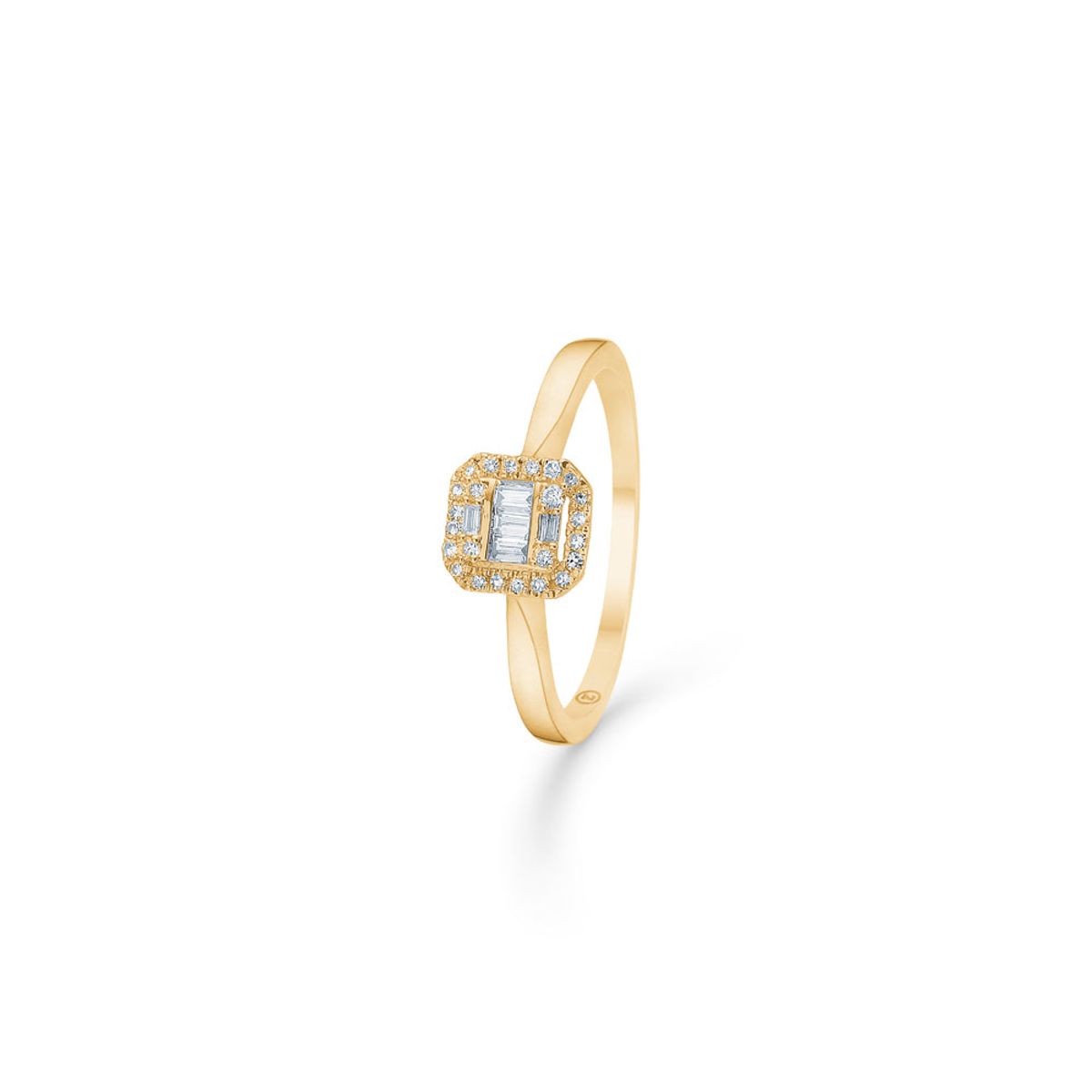 Mads Z Ring - Elizabeth guld ring med diamanter 0,18ct-1541031