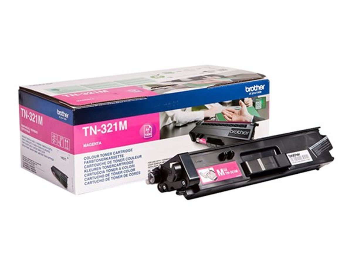 Magenta lasertoner 321M - Brother - 1.500 sider.