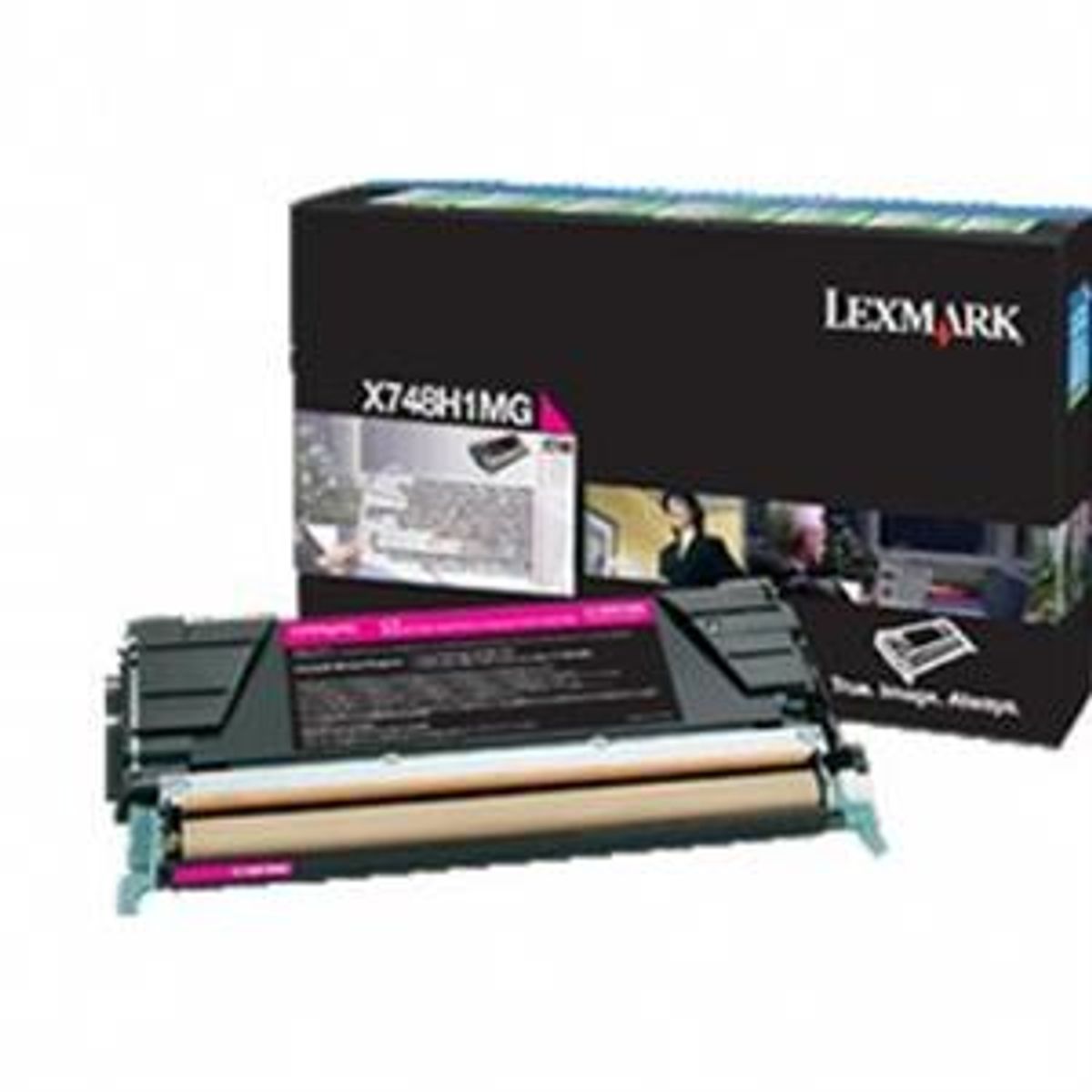 Magenta lasertoner - Lexmark 24B5702 - 10.000 sider