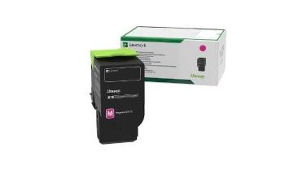 Magenta lasertoner - Lexmark 78C2XM0 - 5000 sider.