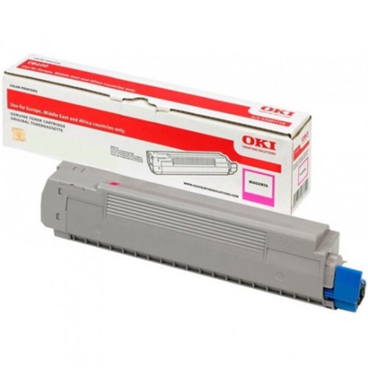 Magenta lasertoner - OKI 46490606 - 6.000 sider