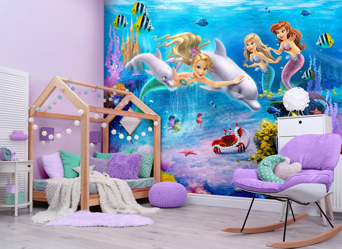 Magical Mermaids tapet 243 x 305 cm