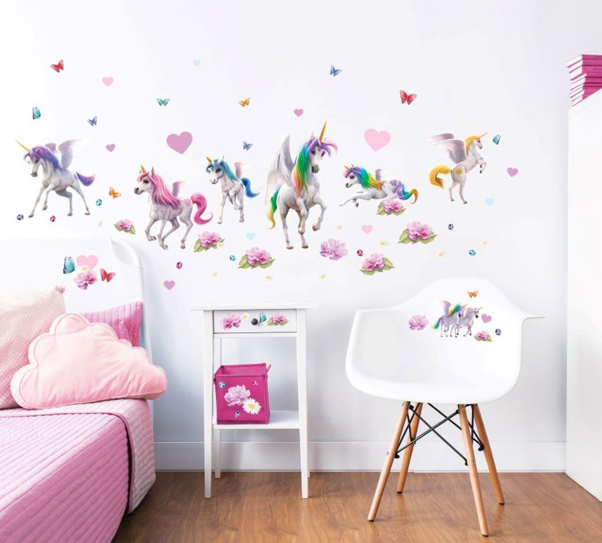 Magiske Enhjørninger / Magical Unicorn Wallstickers