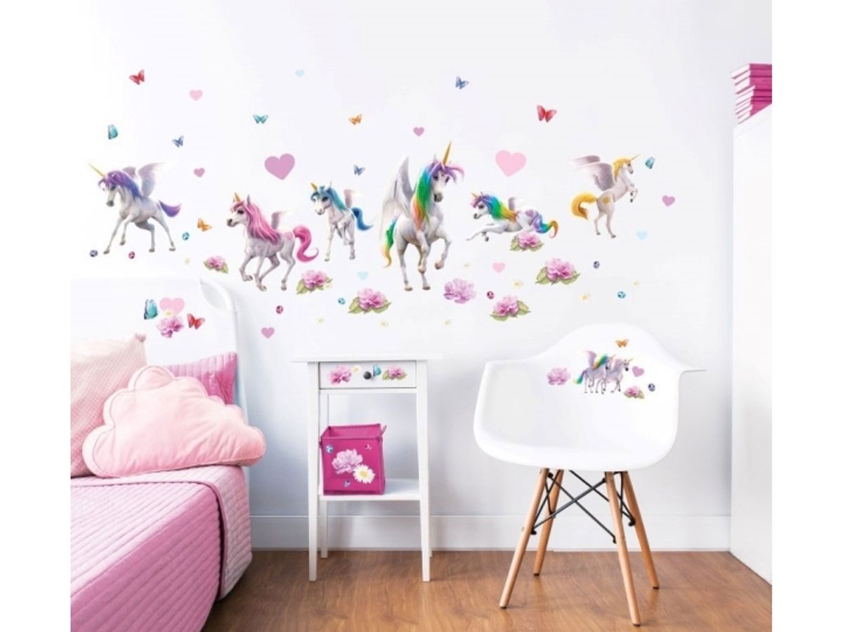 Magiske Enhjørninger / Magical Unicorn Wallstickers