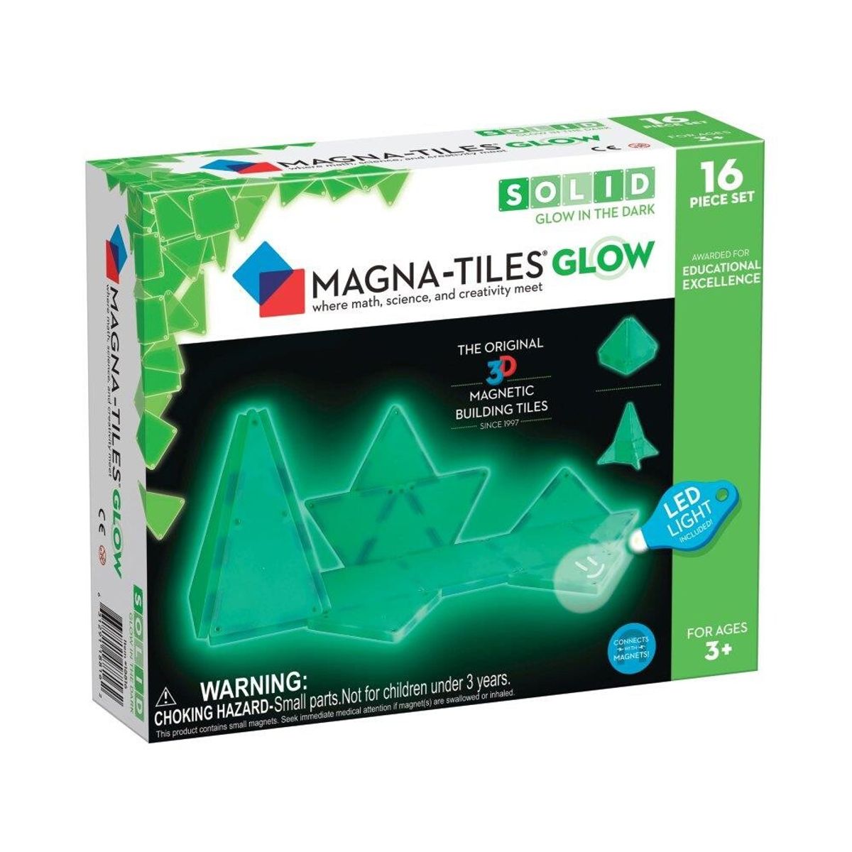 Magna-Tiles - 16 stk. Selvlysende