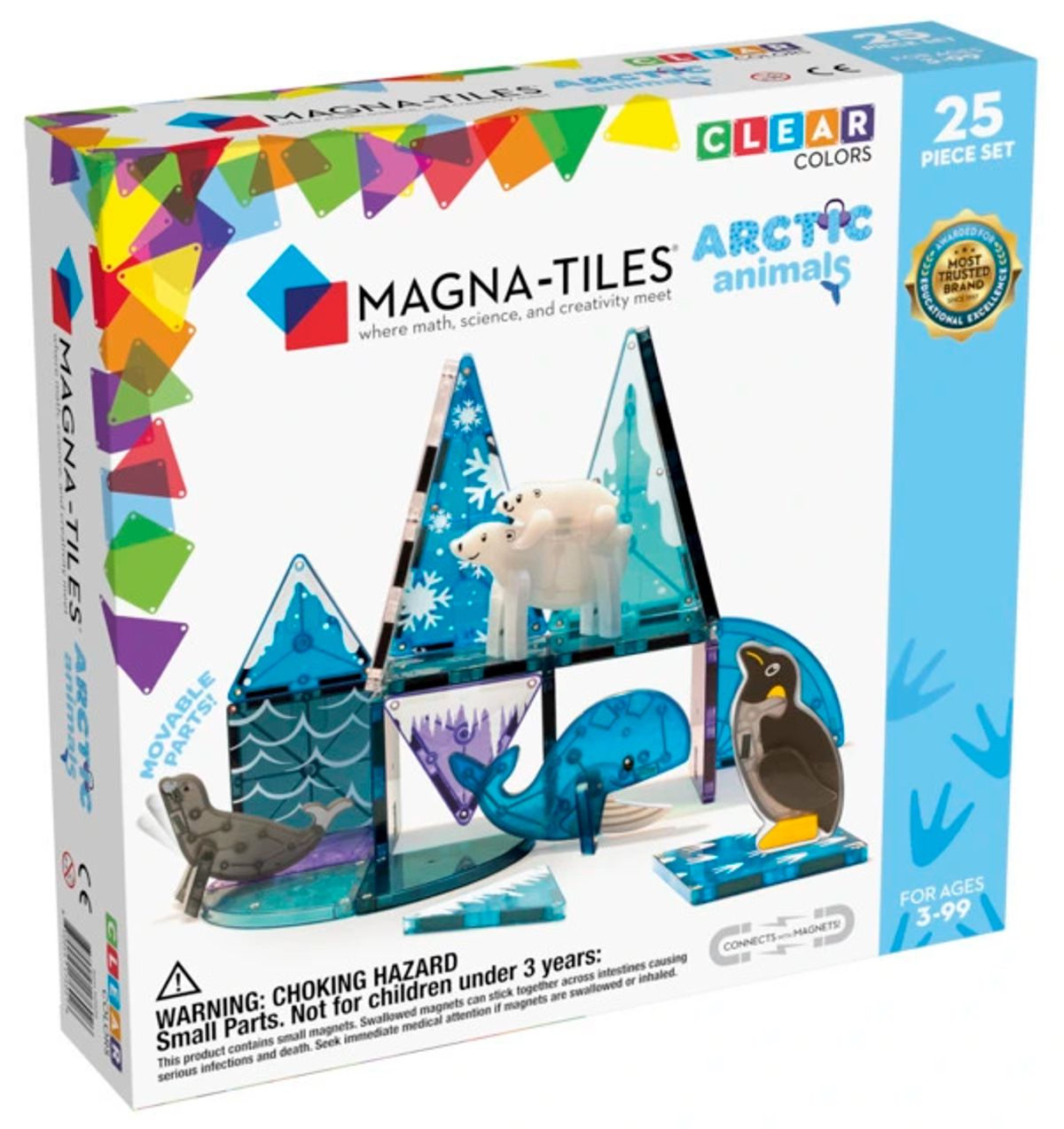 Magna-Tiles Arctic Animals 25 stk.