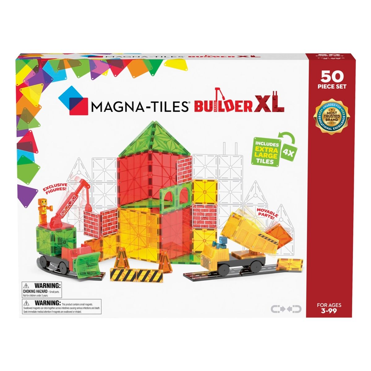 MAGNA-TILES Builder XL 50 pcs