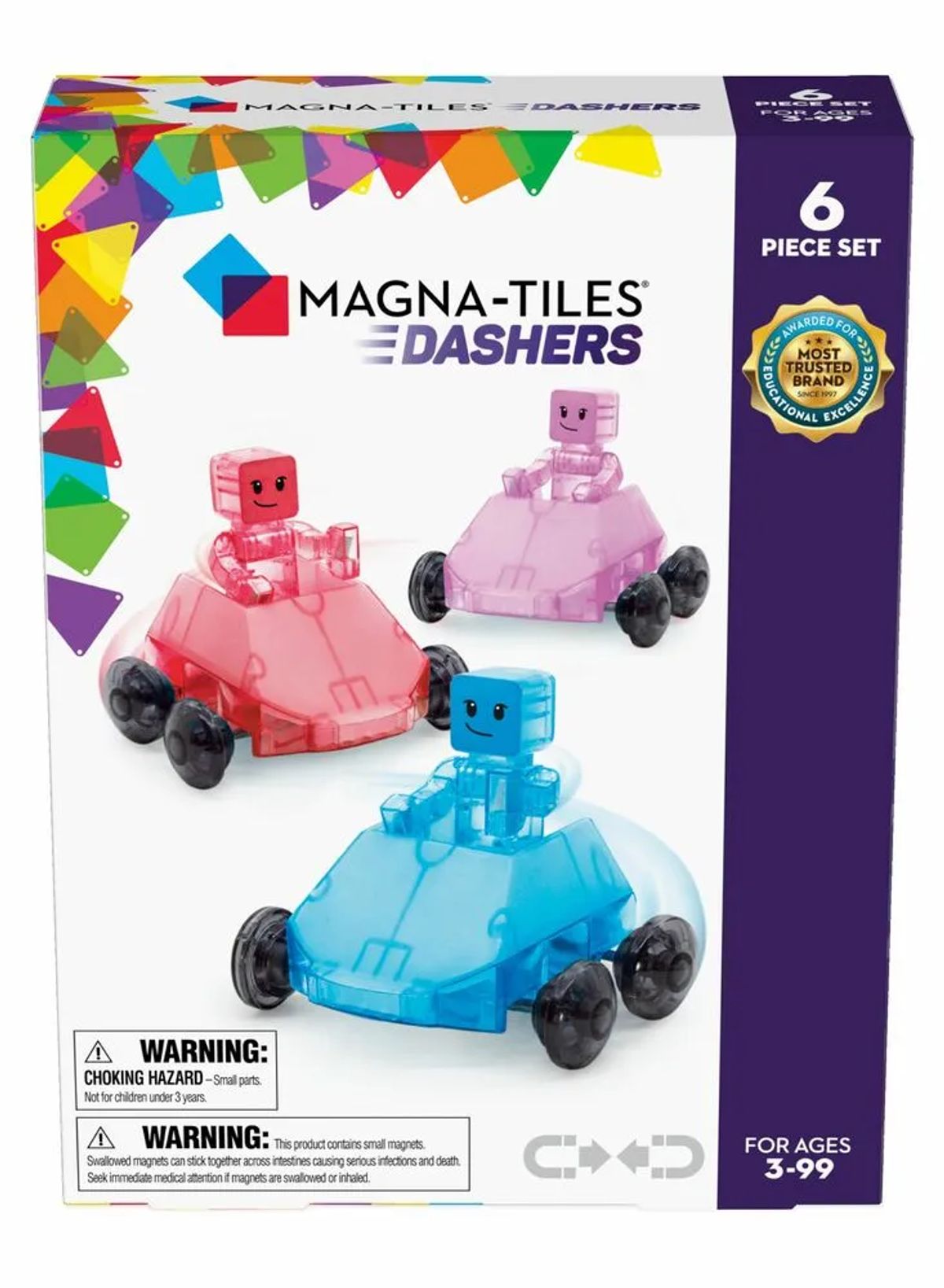 MAGNA-TILES Dashers 6 stk