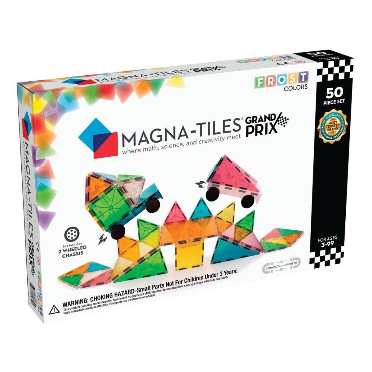 Magna-Tiles Grand Prix Frost - 50 dele