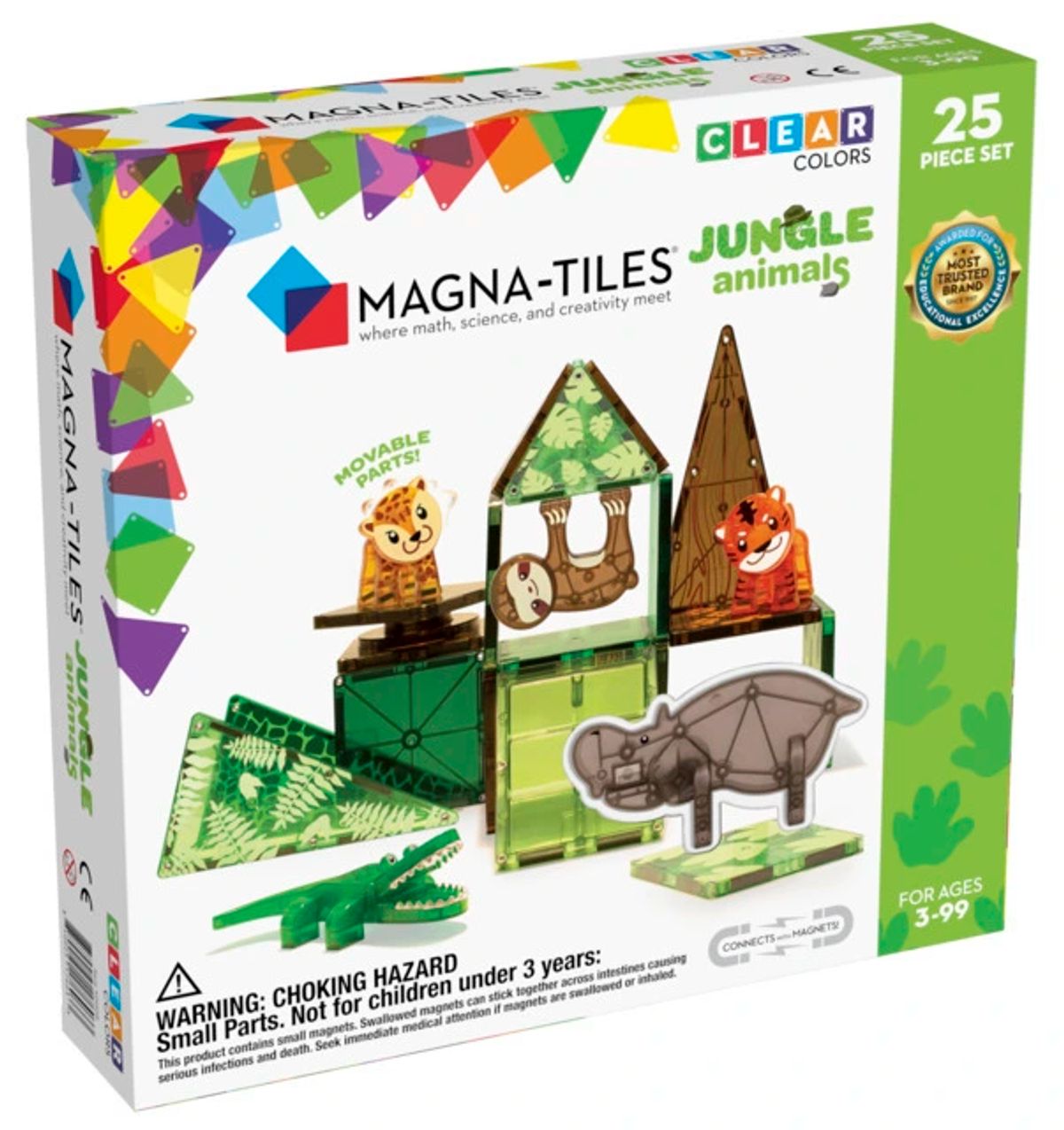 Magna-Tiles Jungle Animals 25 stk.