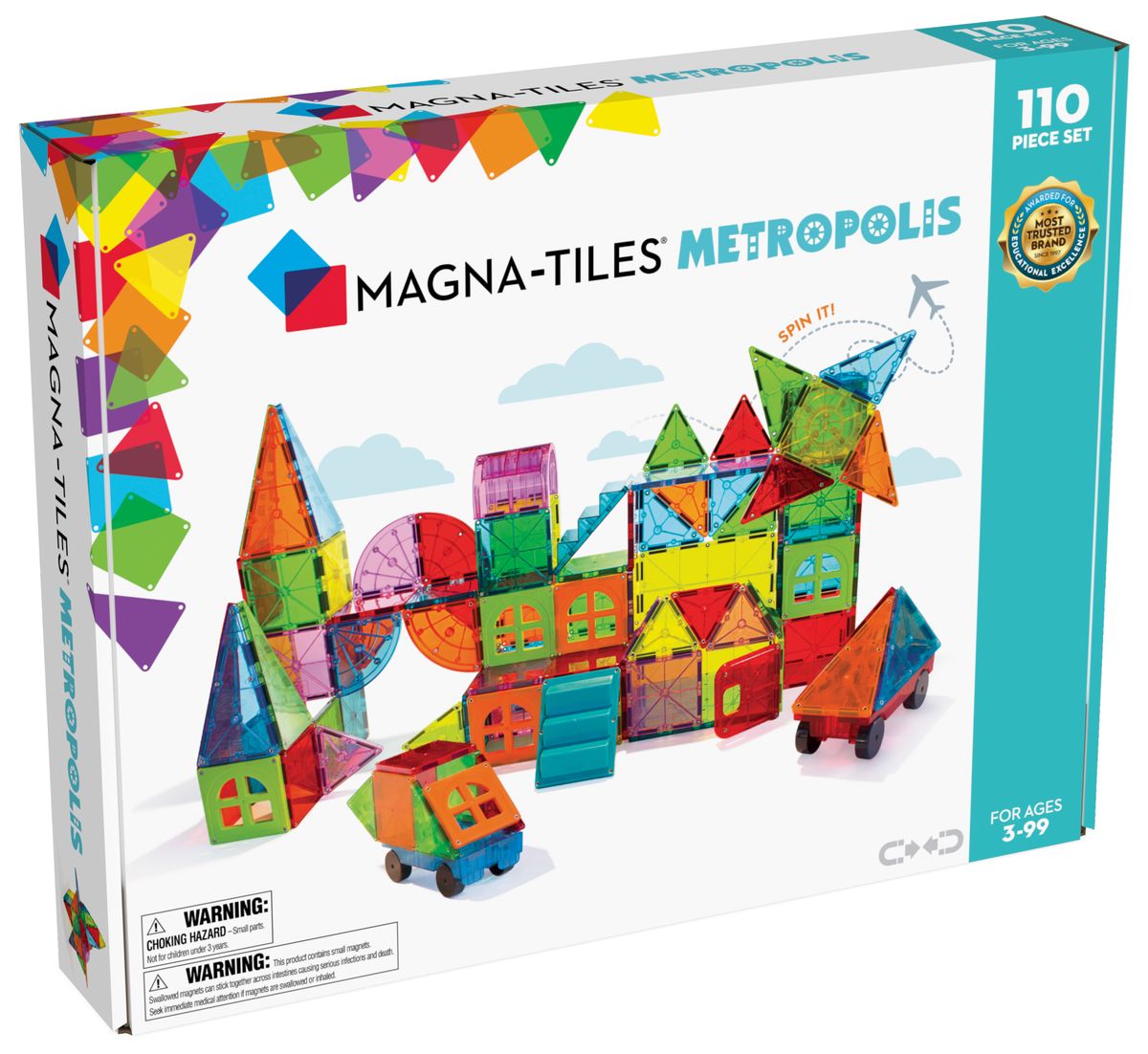 Magna-Tiles Metropolis Byggesæt - 110 dele