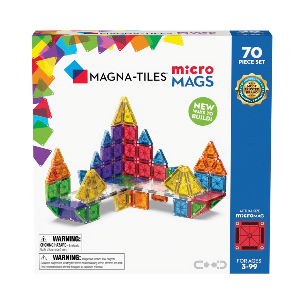 MAGNA-TILES microMAGS 70 stk