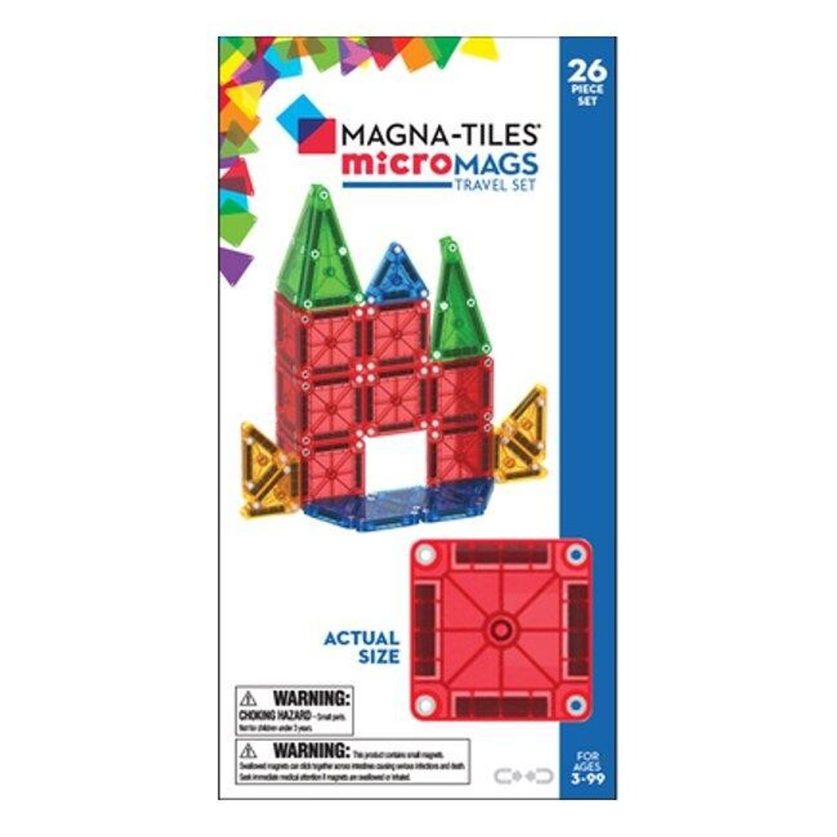 Magna-Tiles microMAGS travel set 26 dele