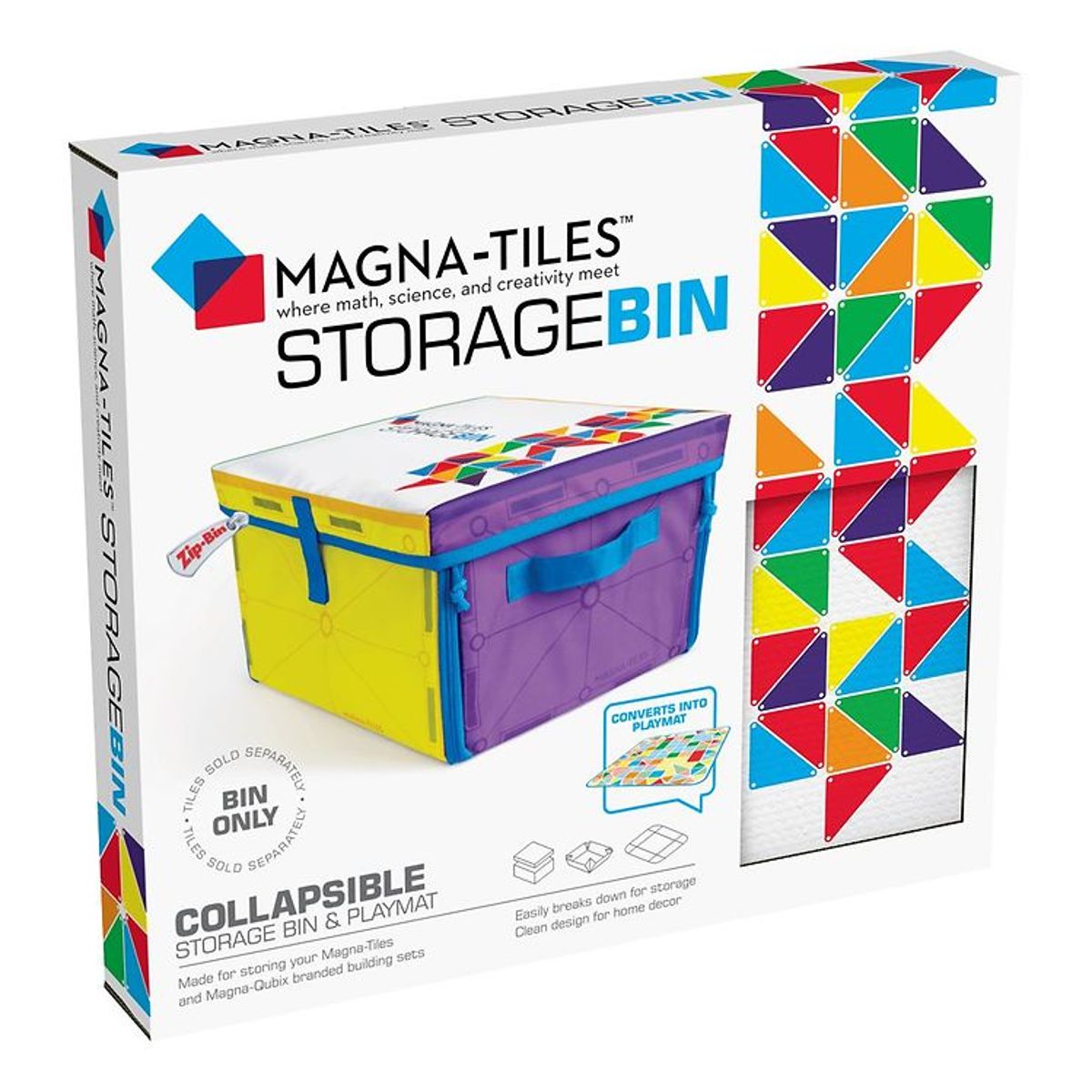 Magna-Tiles Opbevaringskasse - 31,7x27,9x20,3 cm - 2-i-1