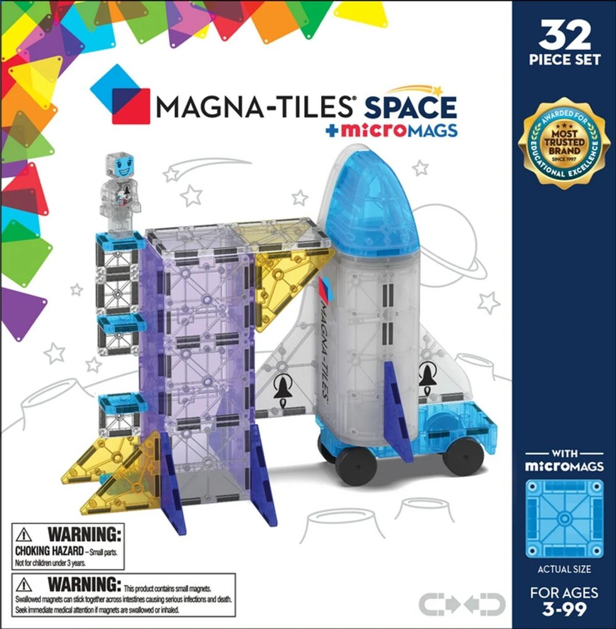 MAGNA-TILES Space 32 stk